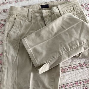 NYDJ sand color crops size 8